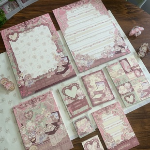 【梳妆台系列拍纸本便签】白绒绒游乐城原创