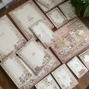 【烘焙工坊系列拍纸本便签】白绒绒游乐城原创设计