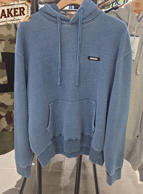 UNDEFEATED五条杠秋季时尚潮流美式ICON款水洗连帽卫衣UC43GKH02M