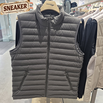 Saucony索康尼冬都市商务修身男柔软保暖透气羽绒马甲SA2250DV91L