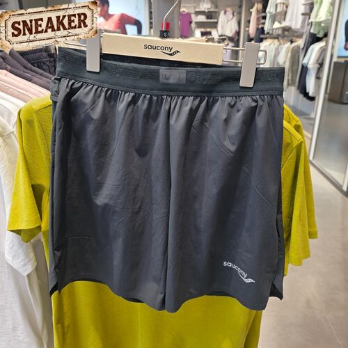 Saucony索康尼夏季男子户外休闲透气速干跑步训练短裤SA2259DP03T
