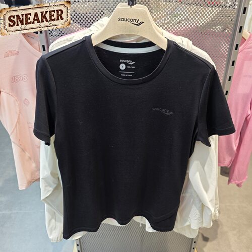 Saucony索康尼女子运动休闲都市生活修身T恤短袖SA1269ST44L