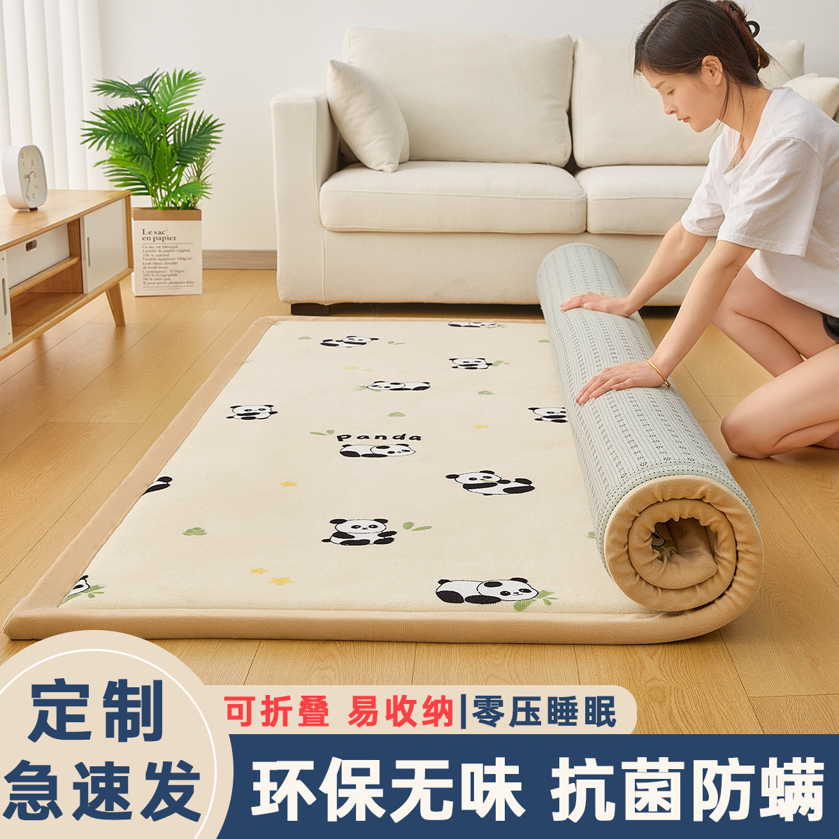 农村炕垫子防滑四季通用榻榻米垫定制电热炕火炕土炕垫被铺软床垫