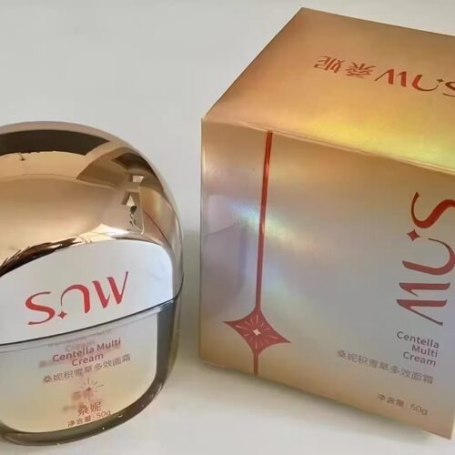 桑妮积雪草多效面霜舒缓修护补水润泽正品保证50g