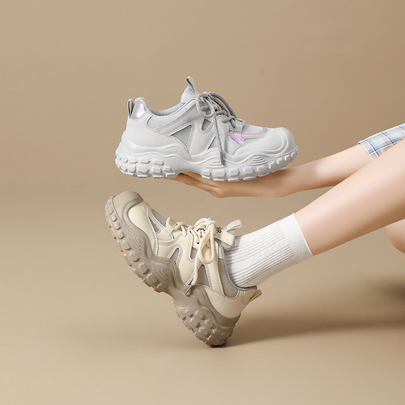 zhr则则小个子显瘦老爹鞋女春秋新款单鞋时尚百搭运动鞋休闲鞋子