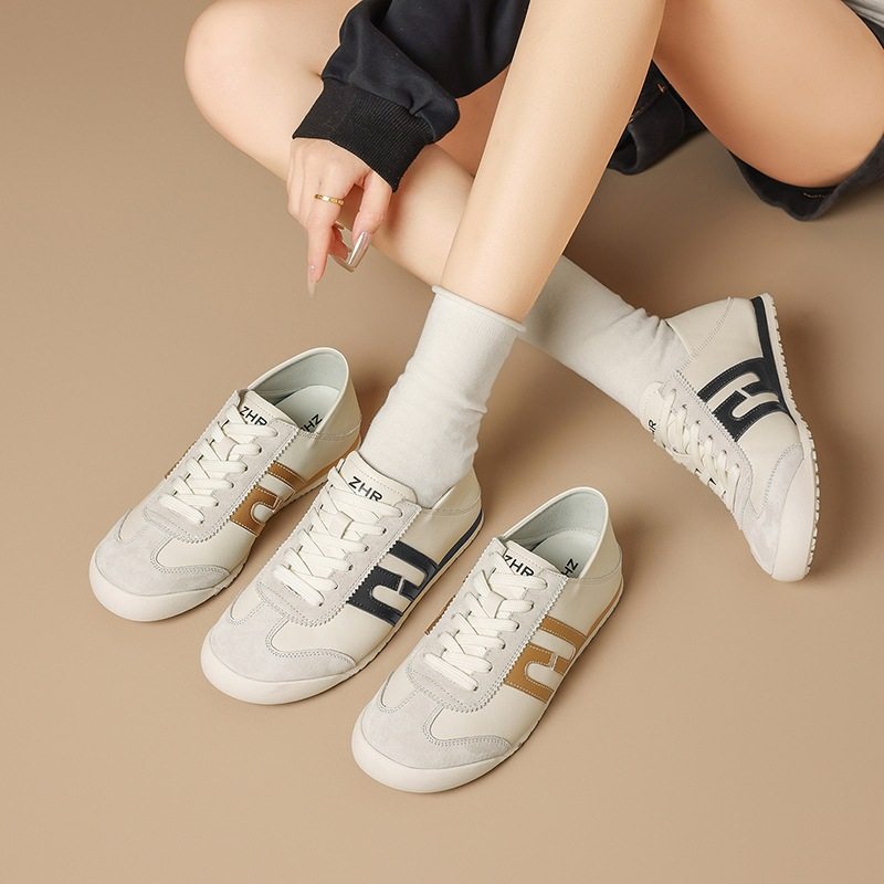 ZHR则则复古德训女春夏新款软底休闲鞋时尚平底百搭运动鞋舒适鞋