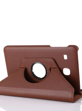 适用三星T377V平板保护套Tab E 8.0旋转皮套T375荔枝纹保护套