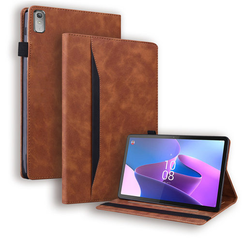 适用2023联想小新pad plus保护套M11plus 11.5寸磨砂插卡支架皮套