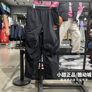 李宁运动长裤2025秋冬新男子加绒反伍系列宽松直筒休闲裤 AYKV687