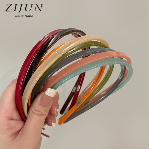 紫郡发箍树脂韩式带齿防滑头箍