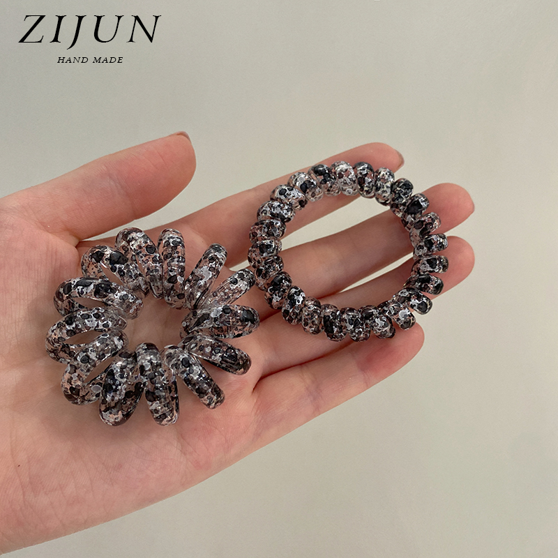 紫郡4件套高弹力发圈电话线头绳