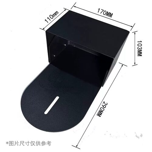 摄像机镜头壁装靠墙加盖加厚支架