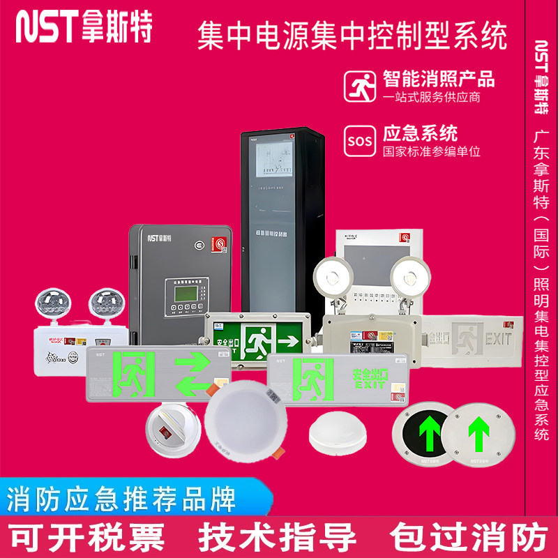 NST拿斯特A型应急灯集控安全出口编码疏散指示灯智能应急灯DC36V - 封面