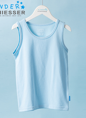 舒雅儿童内衣春夏男童背心纯棉柔软透气男孩子打底上衣背心17782V