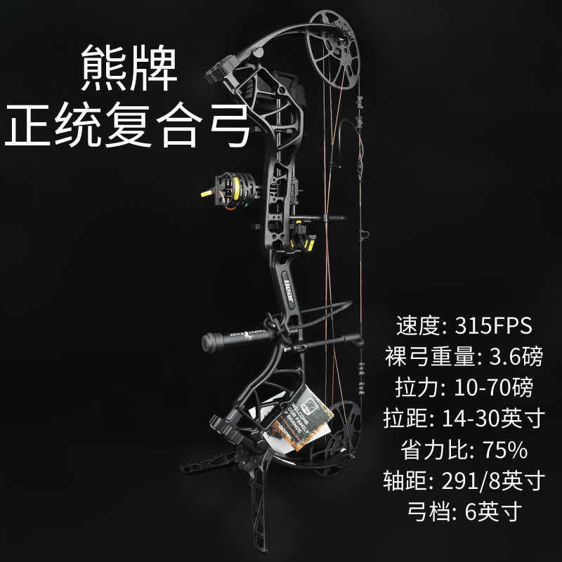 进口熊牌正统复合弓美国正品竞技轮组新手入门进阶户外运动滑轮弓
