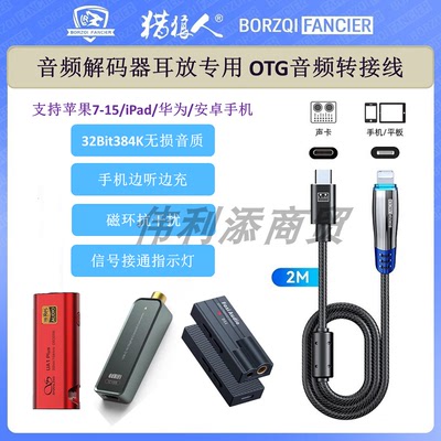 TypeCOTG音频线2米无损边听边充