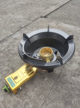 猛火灶商用煤气灶单灶液化气快速炉中高压快餐饭店高速爆炒摆摊