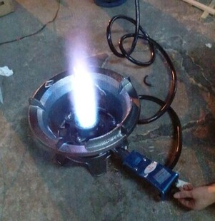 加厚铸铁型中高压猛火喷射炉头商用煤气液化气炉灶节能直喷灶省气