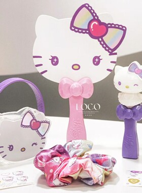 2022麦当劳helloKitty儿童玩具公仔凯蒂猫储物篮KT猫夜光棒风火轮