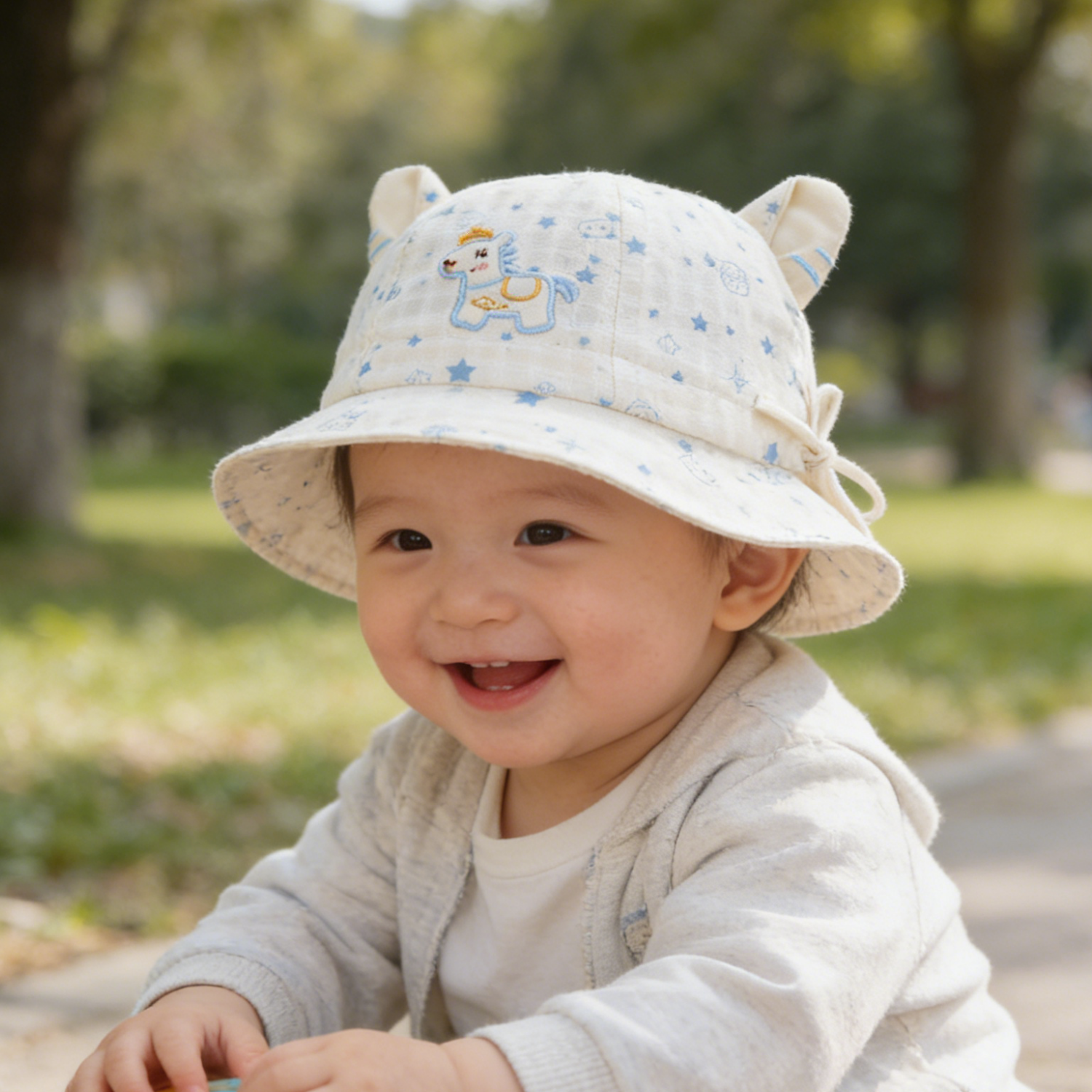 婴儿帽子小月龄宝宝遮阳帽婴幼儿盆帽可爱春秋季薄款男女宝渔夫帽,童装/婴儿装/亲子装,帽子,淘宝优惠券,粉丝福利购,淘宝优惠卷