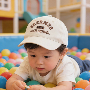 宝宝鸭舌帽子春款婴幼儿童遮阳帽幼童春秋季洋气休闲男女宝棒球帽