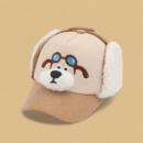 秋冬季 女宝男宝鸭舌帽护耳宝宝雷锋帽可爱萌 儿童帽子加绒保暖冬款