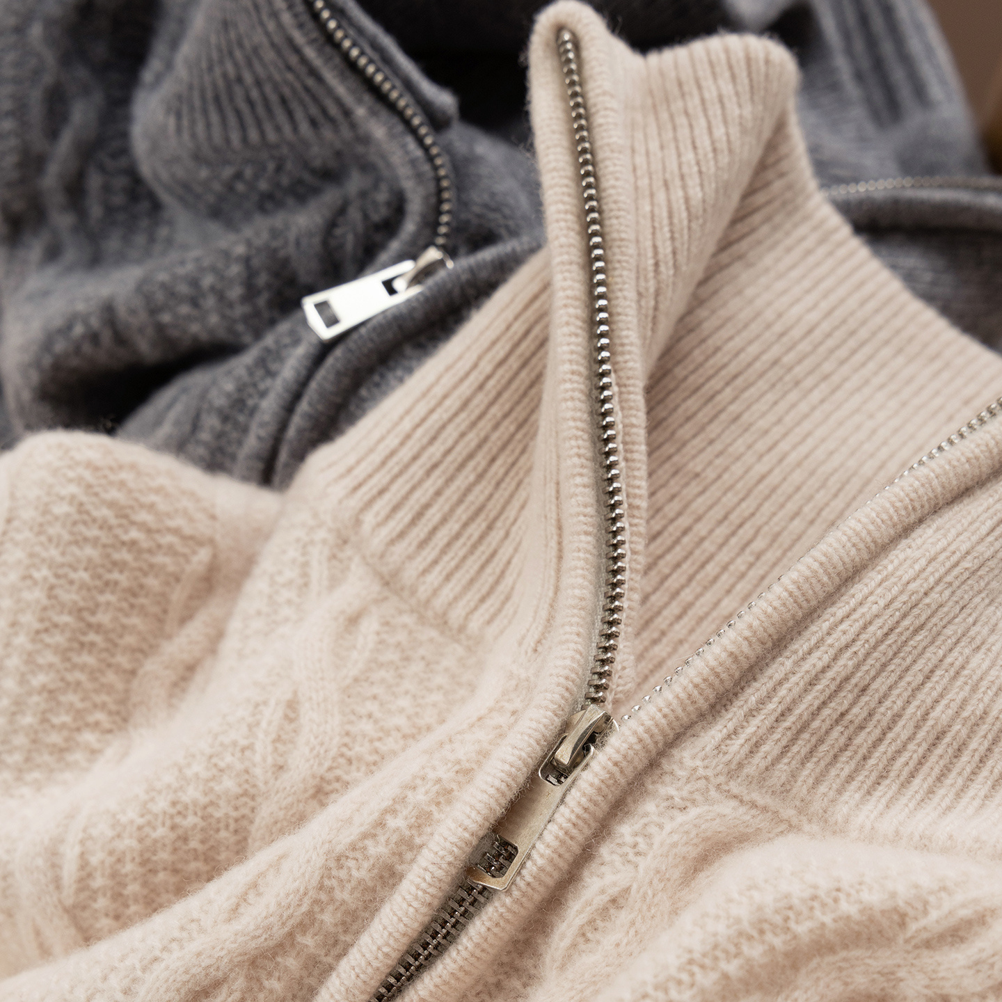 法柜定染花纱100绵羊毛毛衣开衫