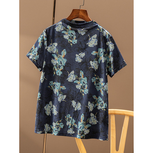 T恤春天家女28B4 意D利5A笈针织真丝半高领短袖 ￥339 秒