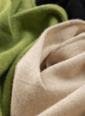 H春上7号 臻奢享受 法柜100康赛妮山羊绒加高V领毛衣D女16J8