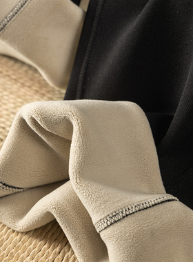 H春上7号 性价比 出口春款/秋冬加绒微喇^直筒裤trousers女1M85