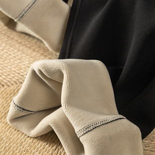 秋冬加绒微喇^直筒裤 出口春款 trousers女1M85 性价比 H春上7号