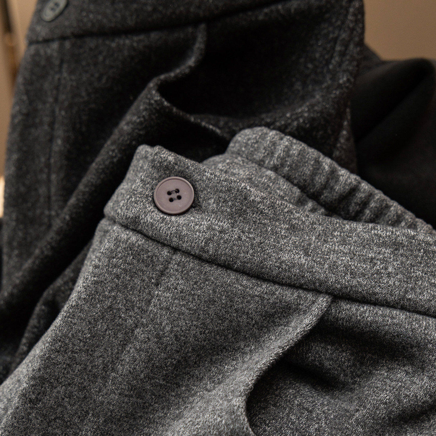 H春上7号 温暖有腔调 法柜立体拼缝加绒阔腿香蕉毛呢裤D女14K3 特,女装/女士精品,休闲裤,淘宝优惠券,粉丝福利购,淘宝优惠卷