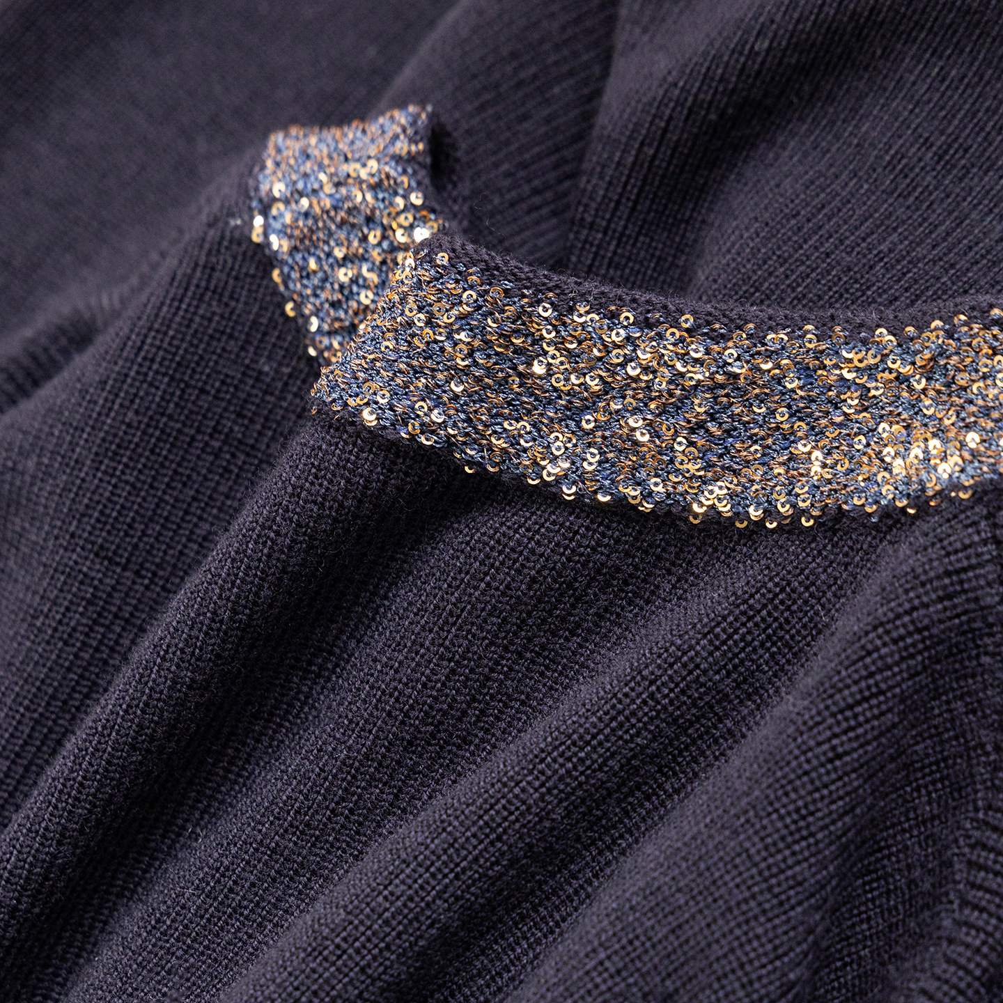 法柜精纺美丽诺羊毛四平针毛衣