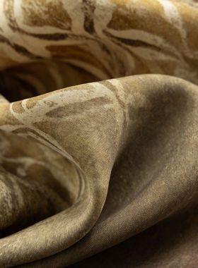 H春上7号 禅意美学 法柜渐变艺术印花铜氨丝吊带连衣裙女24J2 特