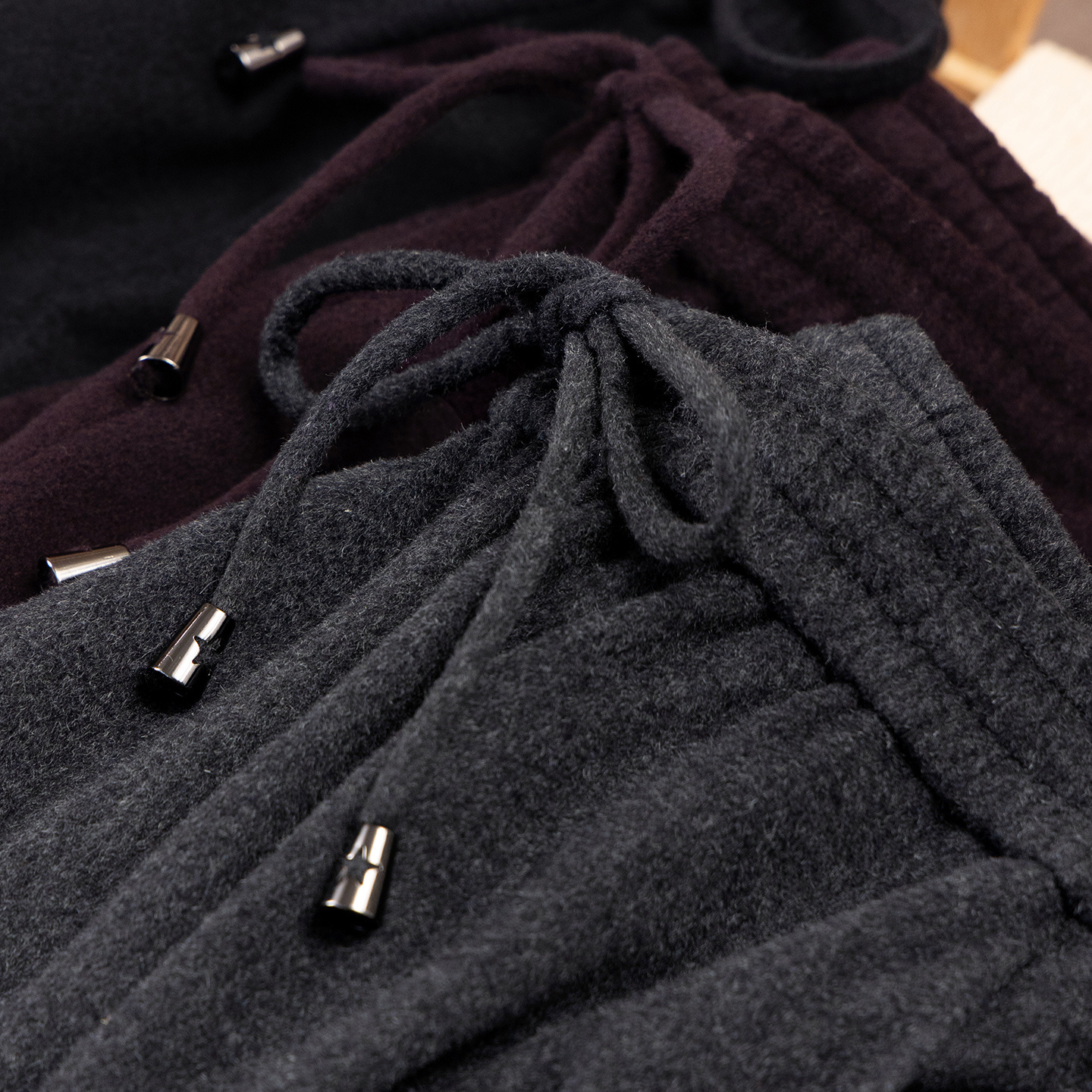 法柜真丝羊绒羊毛八分灯笼毛呢裤