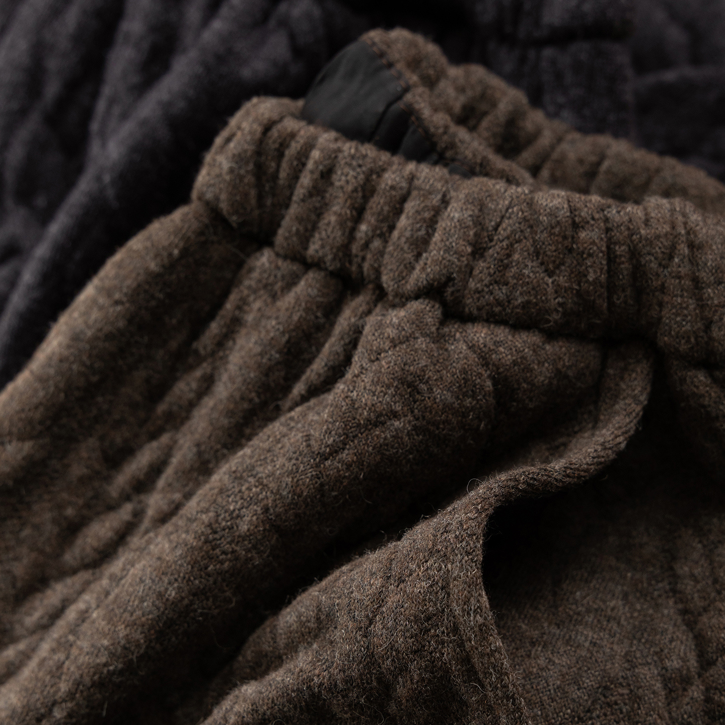 法柜含羊毛宽松加厚阔腿四分短裤