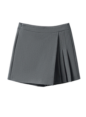 ￥109 秒！以为是半裙！ A字短百褶裙裤Culotte春上7号女36B4