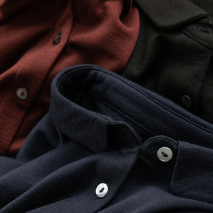 H春上7号 品质通勤 法柜高格调60支精纺绵羊毛毛衣衬衫D女84E4