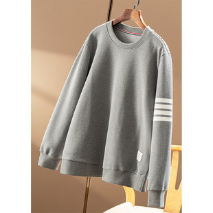 含莫代尔精梳棉圆领长袖 ￥339 休闲型男 春天家 卫衣35E8 秒