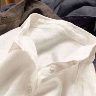 衬衫 H春上7号 法柜文艺高阶色宽松长袖 少见汉麻 D女79F8 早春