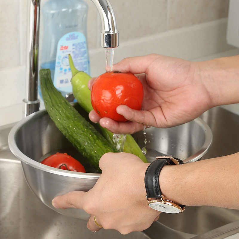 德国日式加厚电磁炉通用不锈钢盆