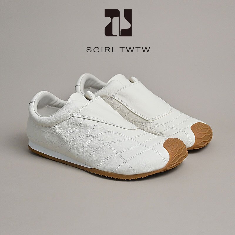 SGIRL 丑萌不规则休闲轻便阿甘德训鞋2025新款平底一脚蹬板鞋女潮,女鞋,德训鞋,淘宝优惠券,粉丝福利购,淘宝优惠卷