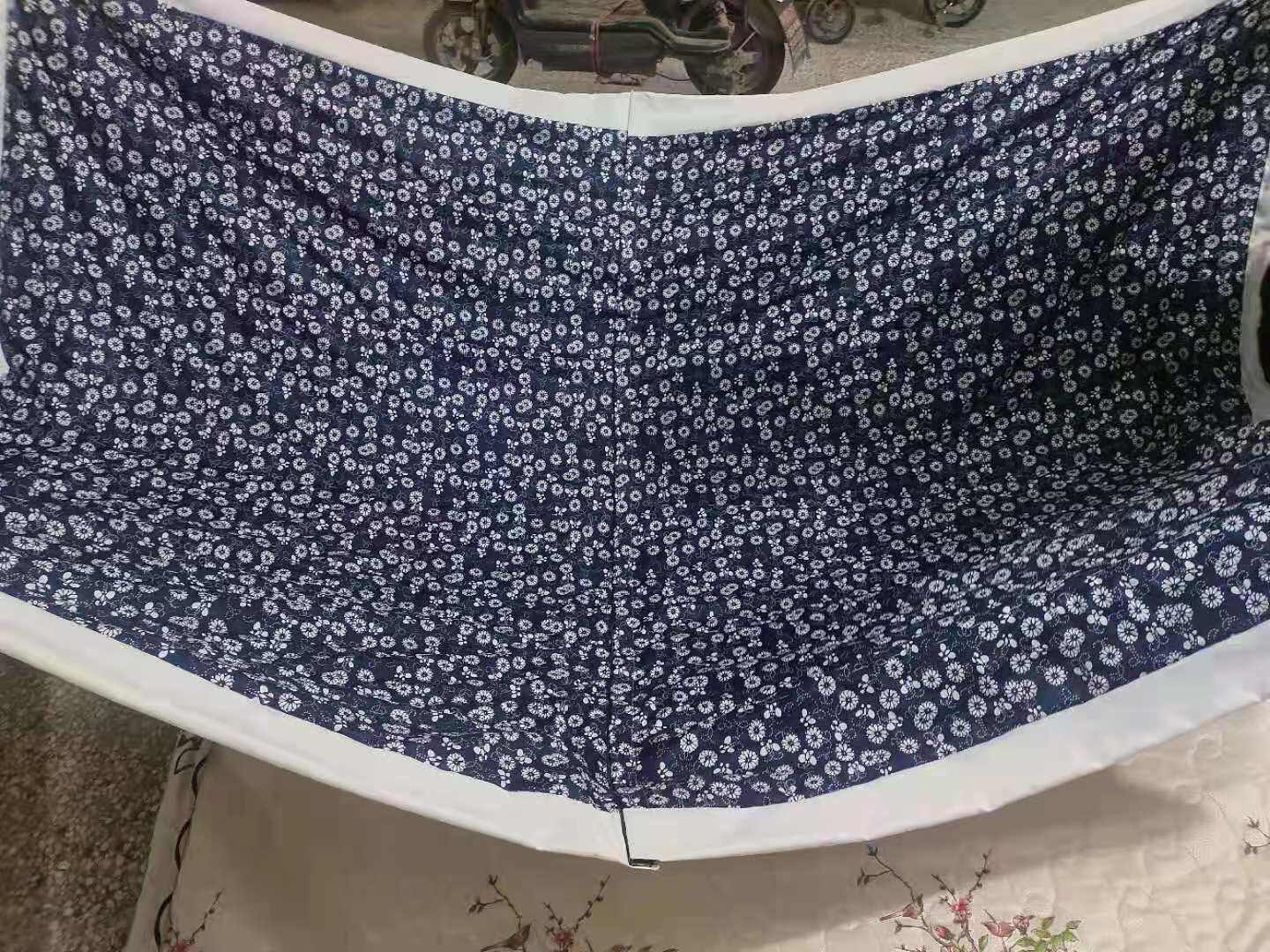 定制舞蹈半条被子演出道具老蓝布被子花被子沙洲村徐解秀同款被子