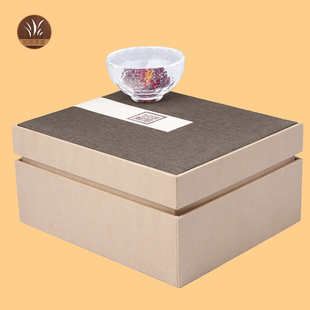 锦盒银碗盒烟灰缸摆件工艺礼品包装盒银器天下五件套盒