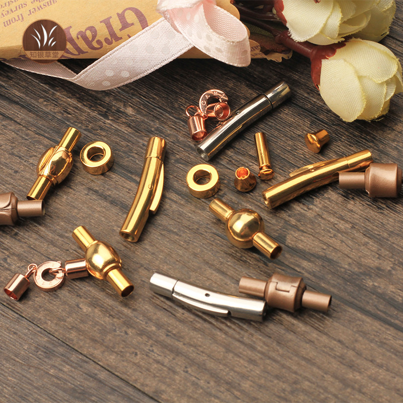 金色1-16项链手链搭扣diy配件古铜色扣/金色扣/接头扣/玫瑰金扣子