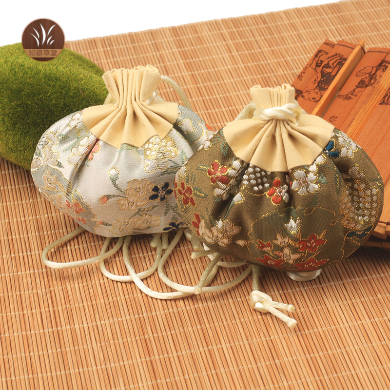 收纳袋宫廷抽拉锦囊袋 佛珠小饰品袋香包香囊空袋子珠子首饰袋