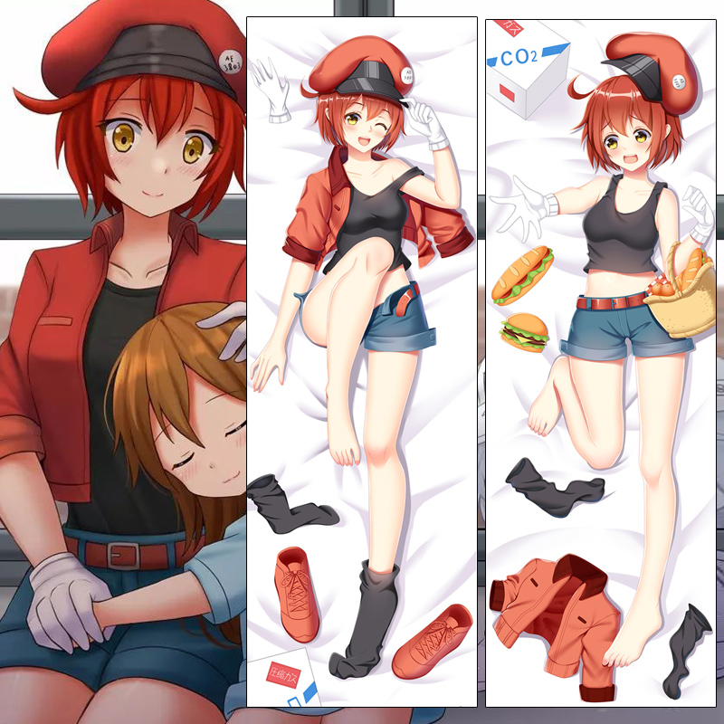 工作细胞-红血球等身长靠枕 18087-1动漫抱枕命运石之门等身抱枕