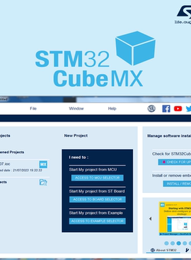 STM32开发keil5 MDK环境搭建STM32cubemx远程安装配置STM32编程序