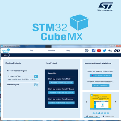 STM32开发keil5 MDK环境搭建STM32cubemx远程安装配置STM32编程序