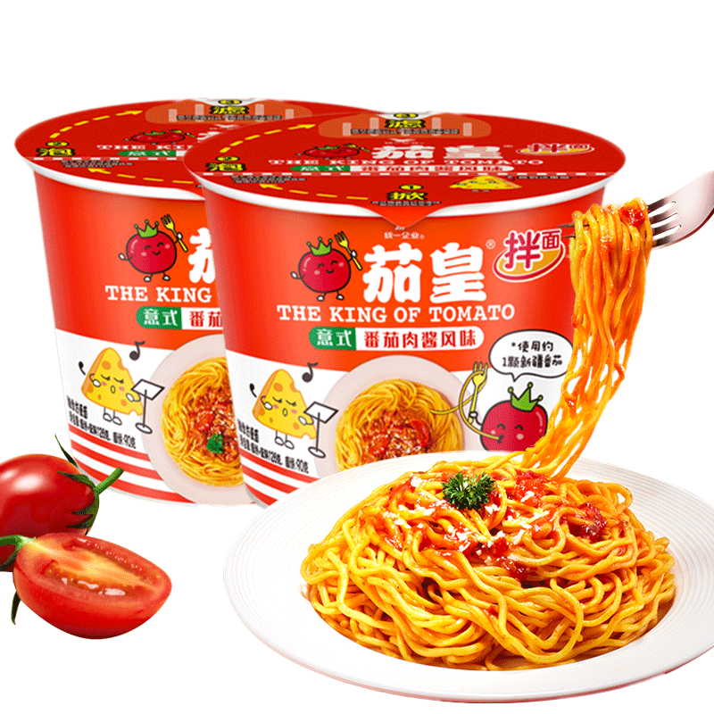 统一茄皇番茄方便面泡面夜宵